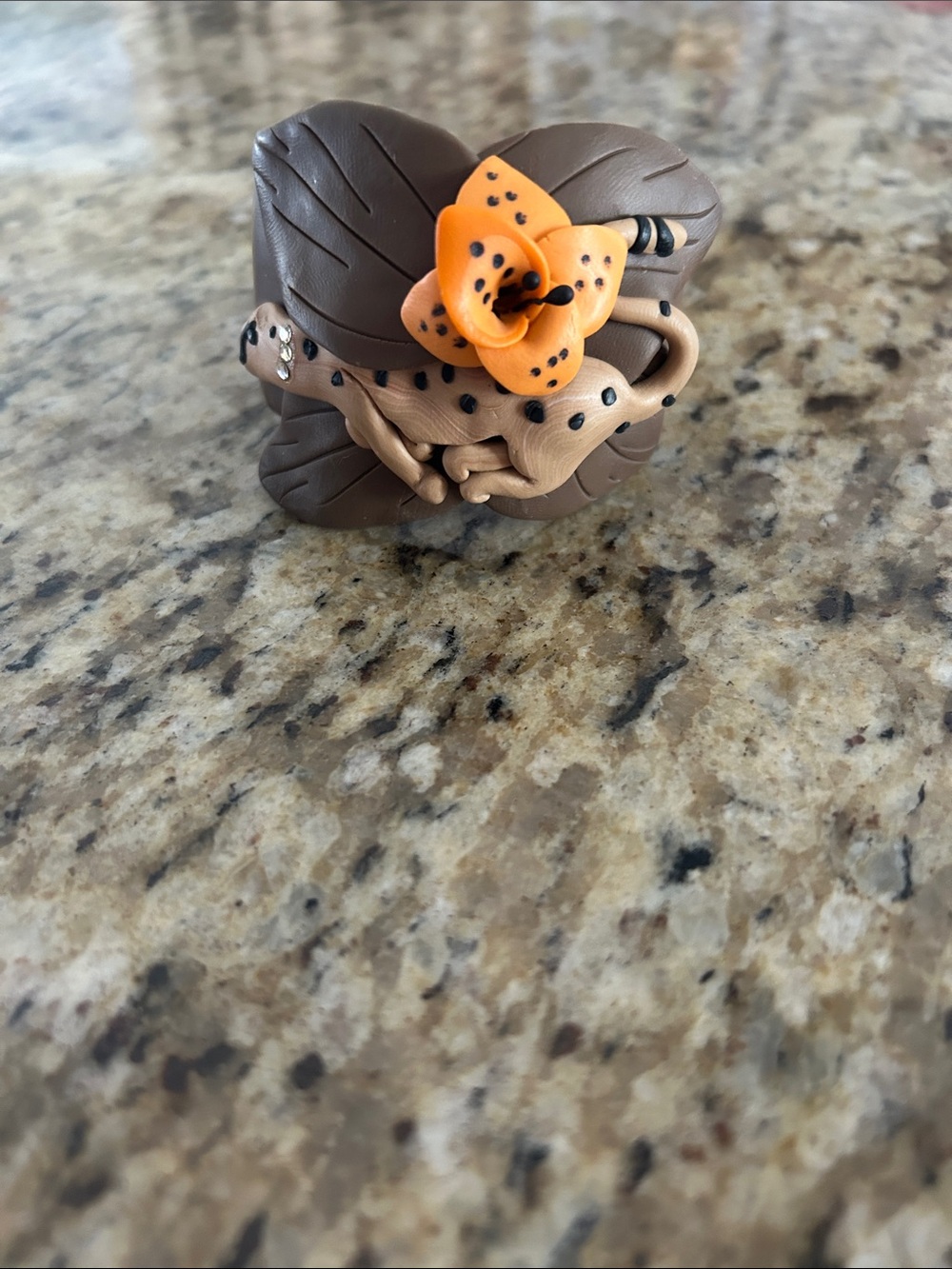 Women’s Artisan Clay Over Metal Cuff Bracelet